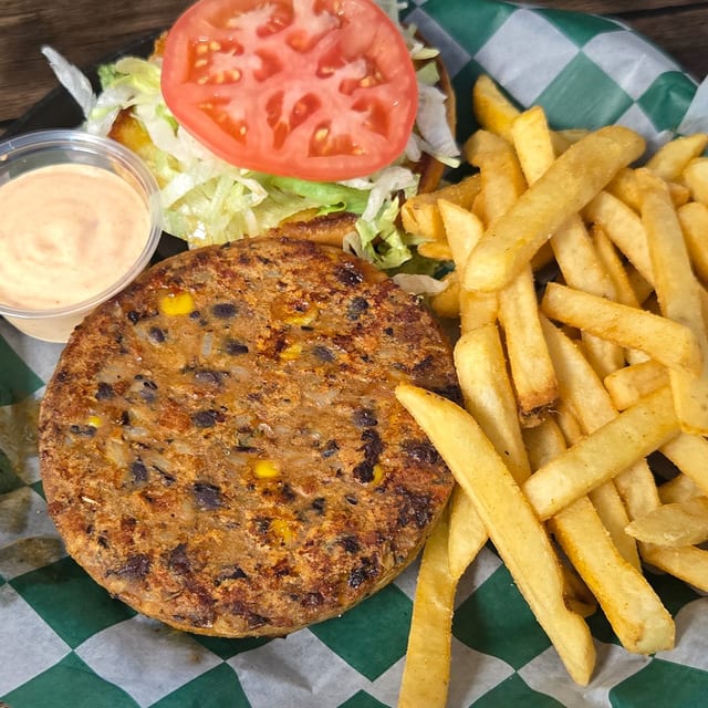 Black Bean Burger.