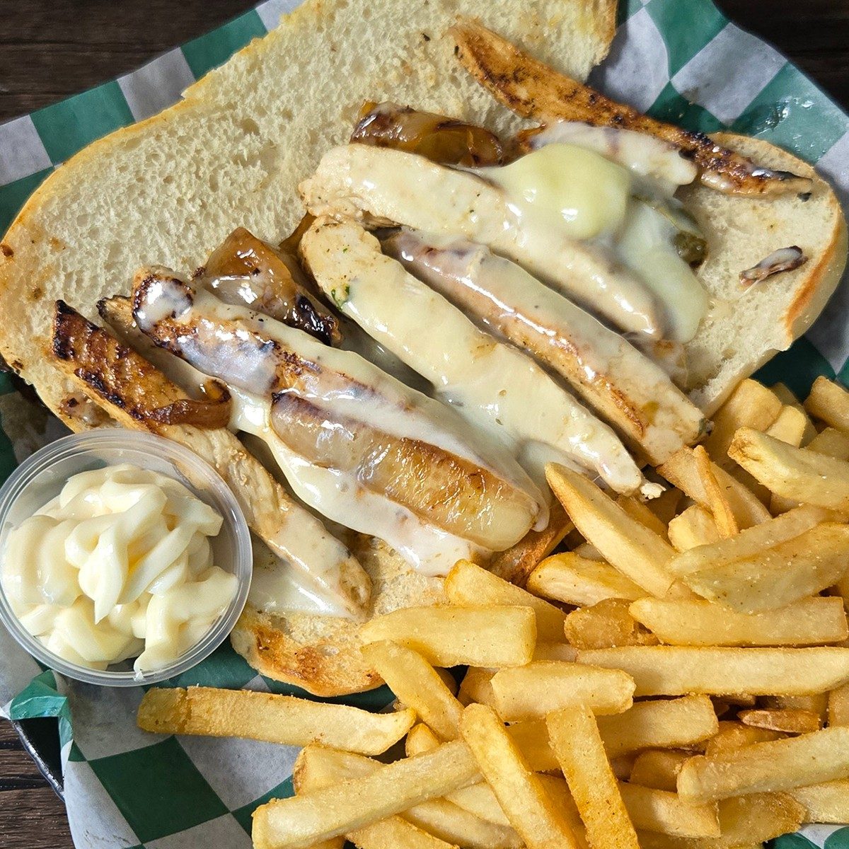 Philly Chicken Sandwich.