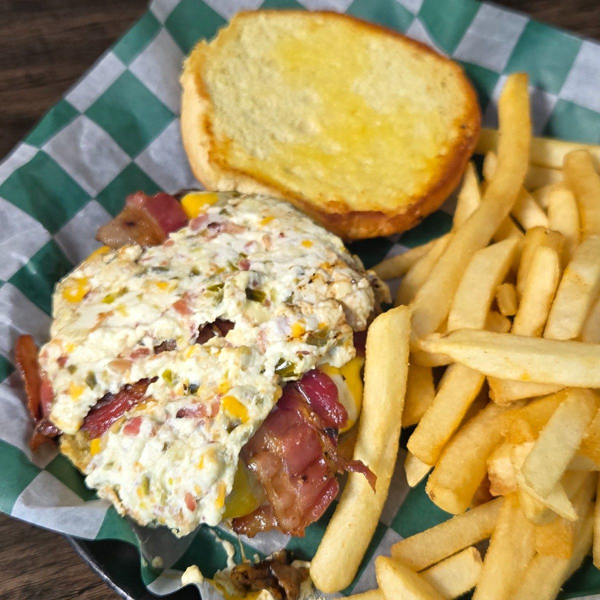 Jalapeno Popper Burger.