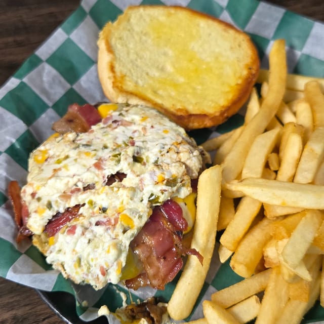 Jalapeno Popper Burger.