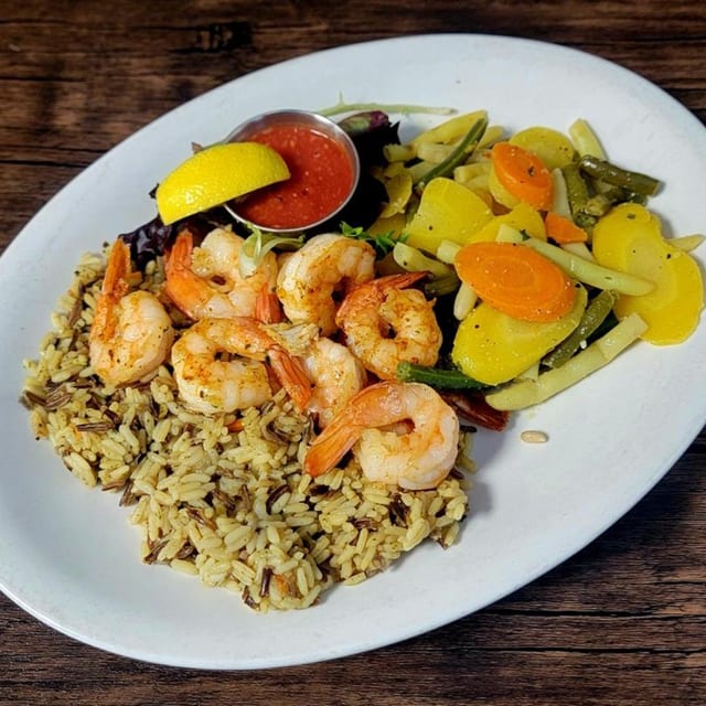 Grilled Shrimp (D).