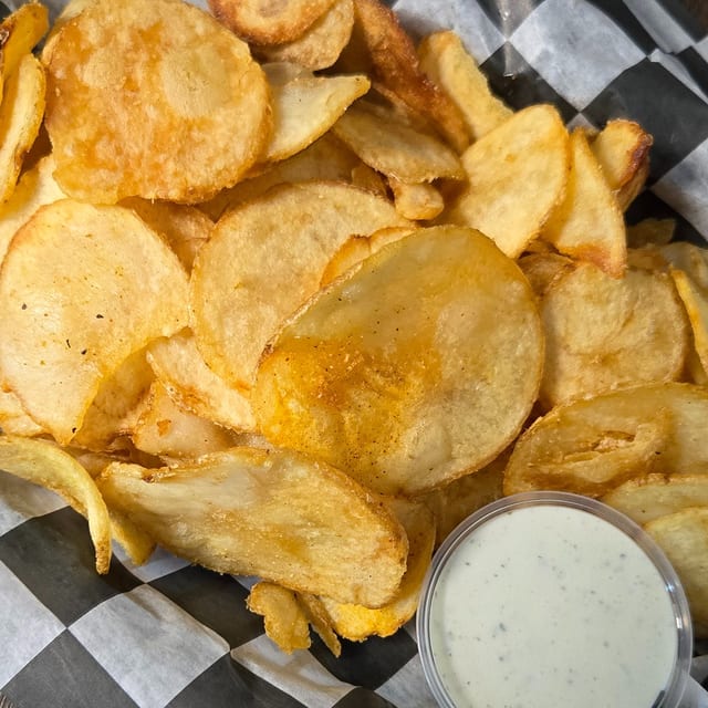 Homemade Potato Chips.