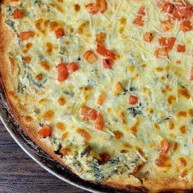 9" Spinach Pizza.