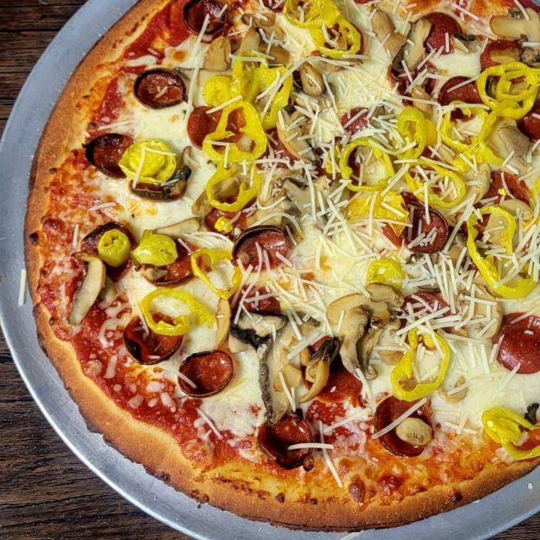 9" Supreme Pizza.