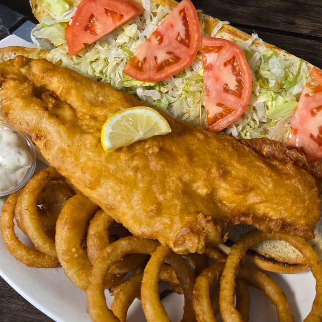 Foot Long Fish Sandwich.