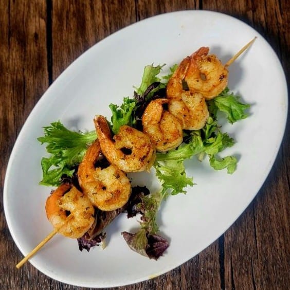 Add Shrimp Skewer.