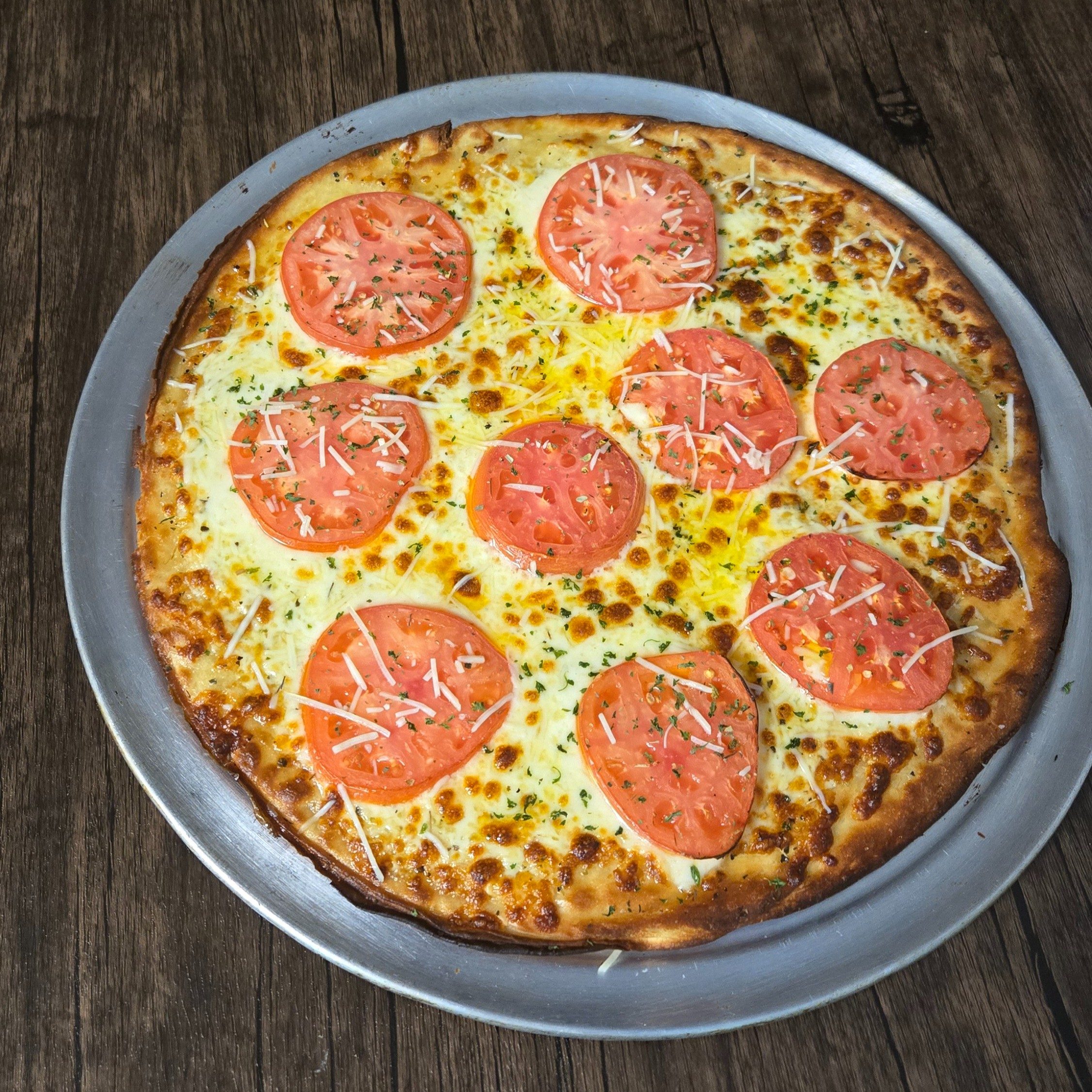 14" White Pizza.