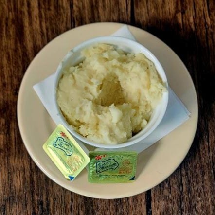 Mashed Potatoes Plain.