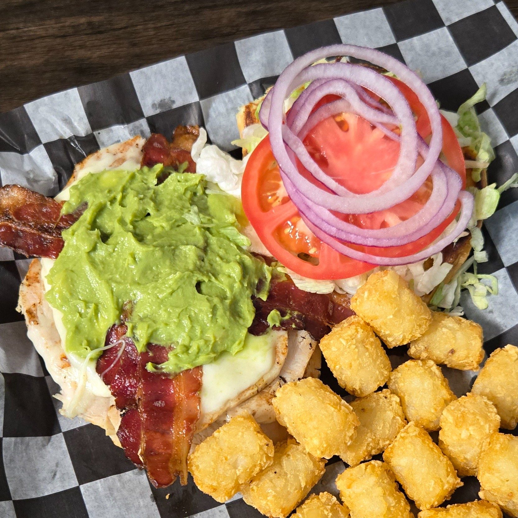 Turkey Bacon Avocado Sandwich.